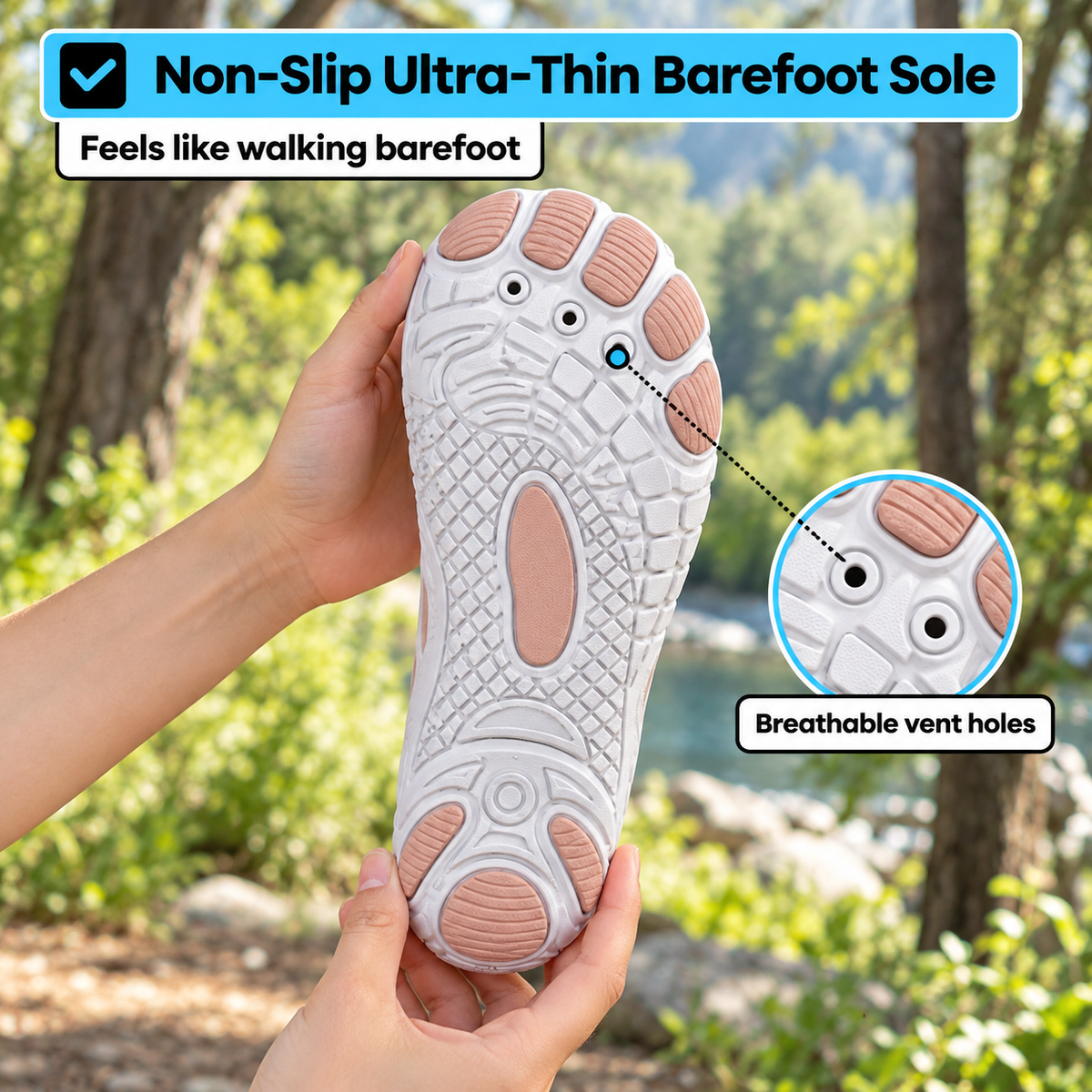 Vezlo® Lorax Pro -  Healthy & non-slip barefoot shoes