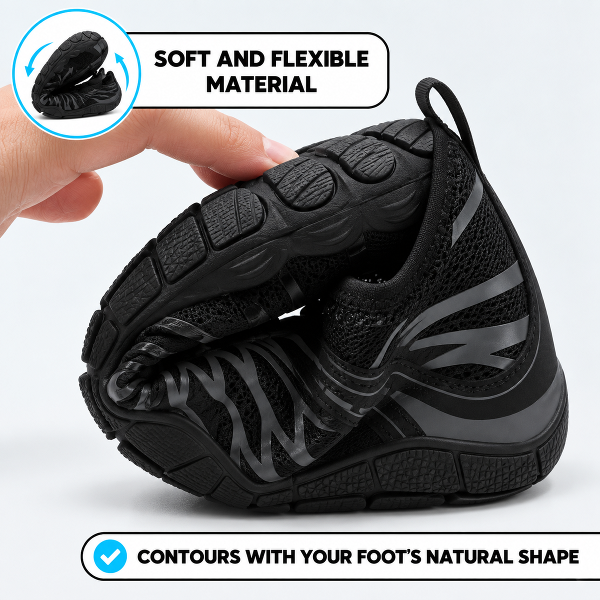 Vezlo® Lorax Pro -  Healthy & non-slip barefoot shoes